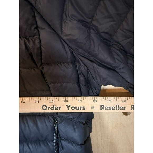 Women's Patagonia Down Sweater Hoody Size S Black Puffer Jacket Packable Hoodie - Picture 11 of 16